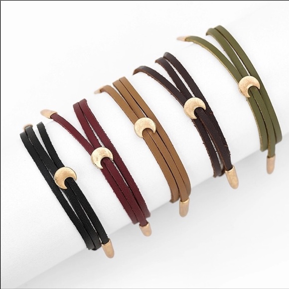 🧡 leather bracelet - Picture 2 of 6